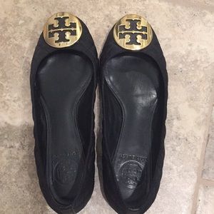 Tory Burch black flats.